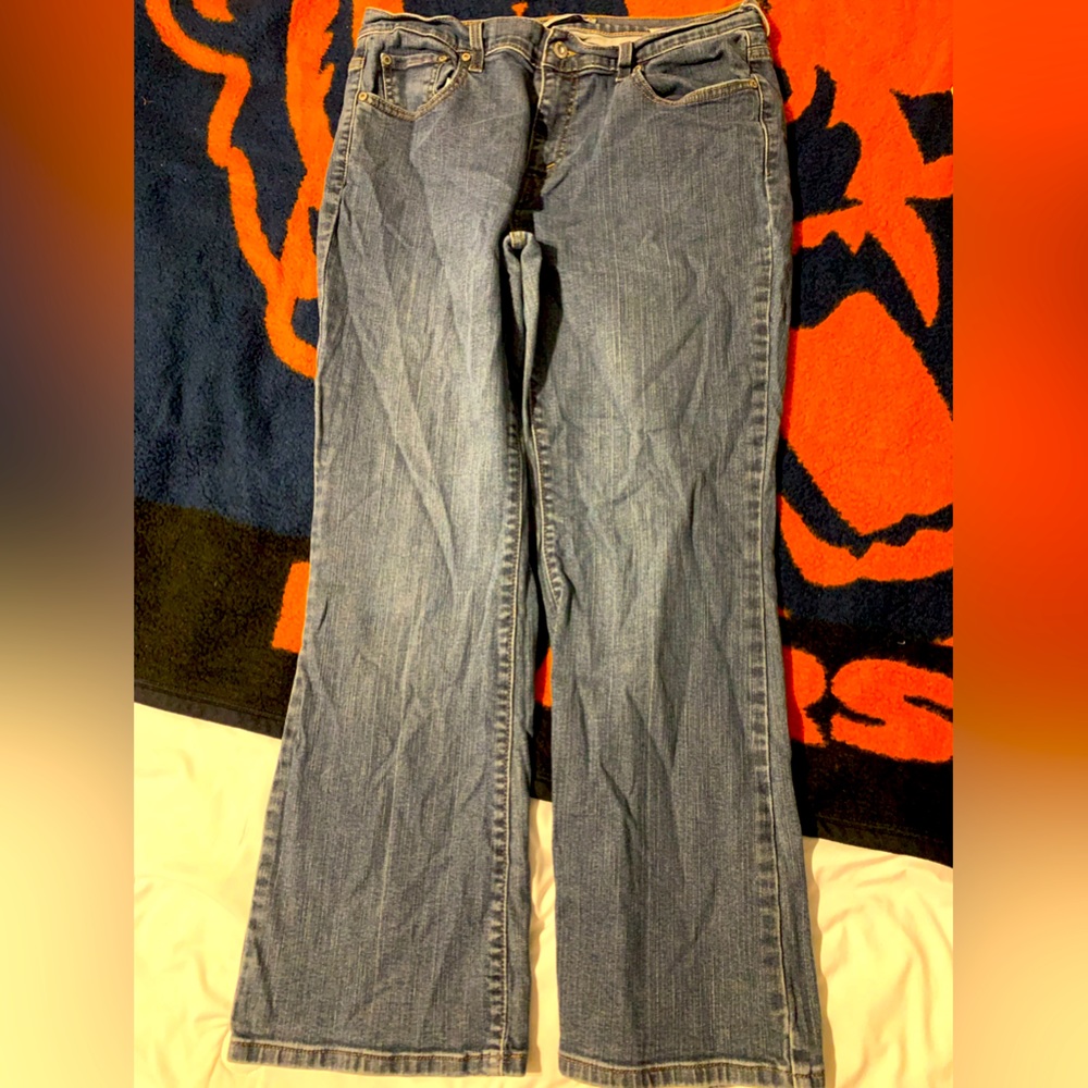 Levis 515 Bootcut Women’s Denim Blue Jeans Size 12 Short Mid rise